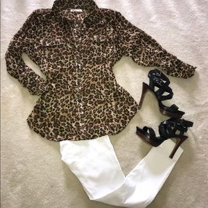 Old Navy sheer blouse